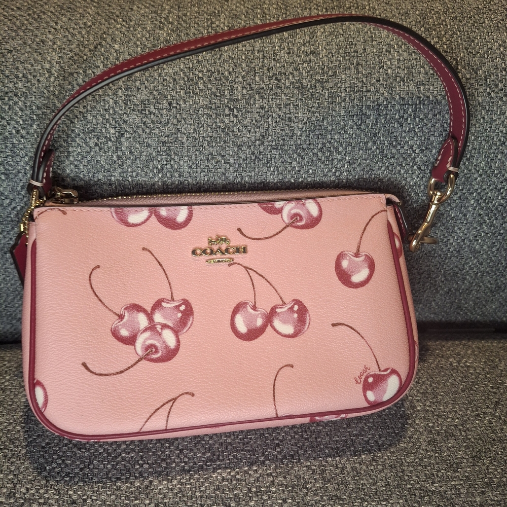Coach Pink Cherry Print Women's Bag